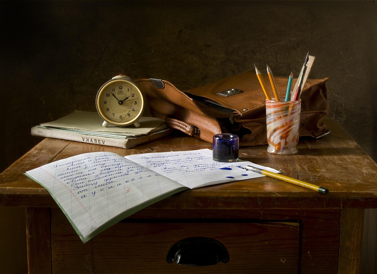 Notes and checklist on a desk